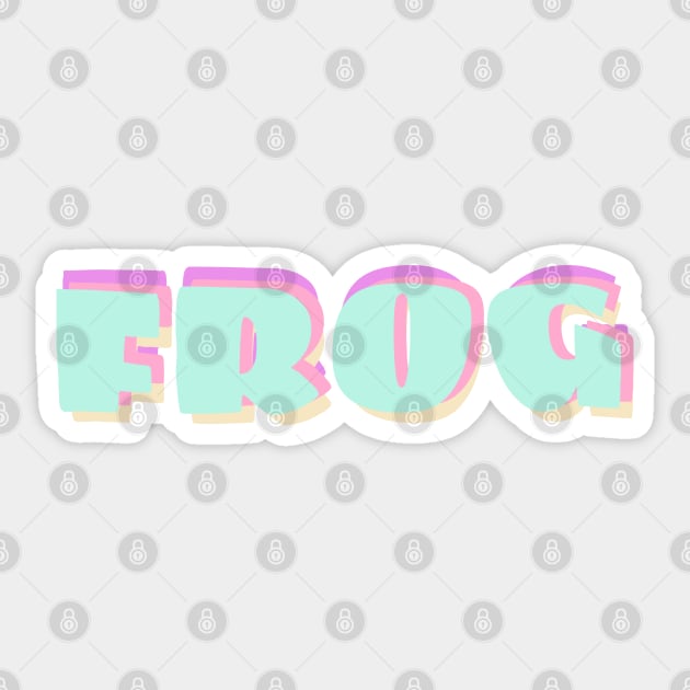 Frog Sticker by stefy